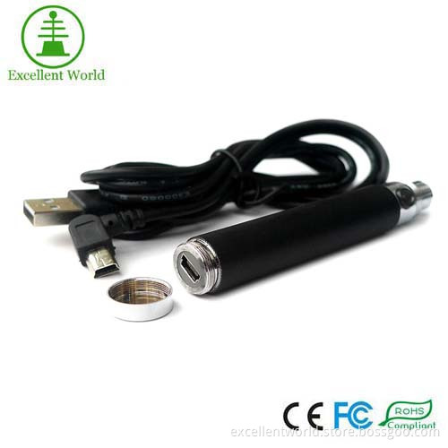 Different Colors Rainbow Cigarette Electronic EGO Passthrough Battery